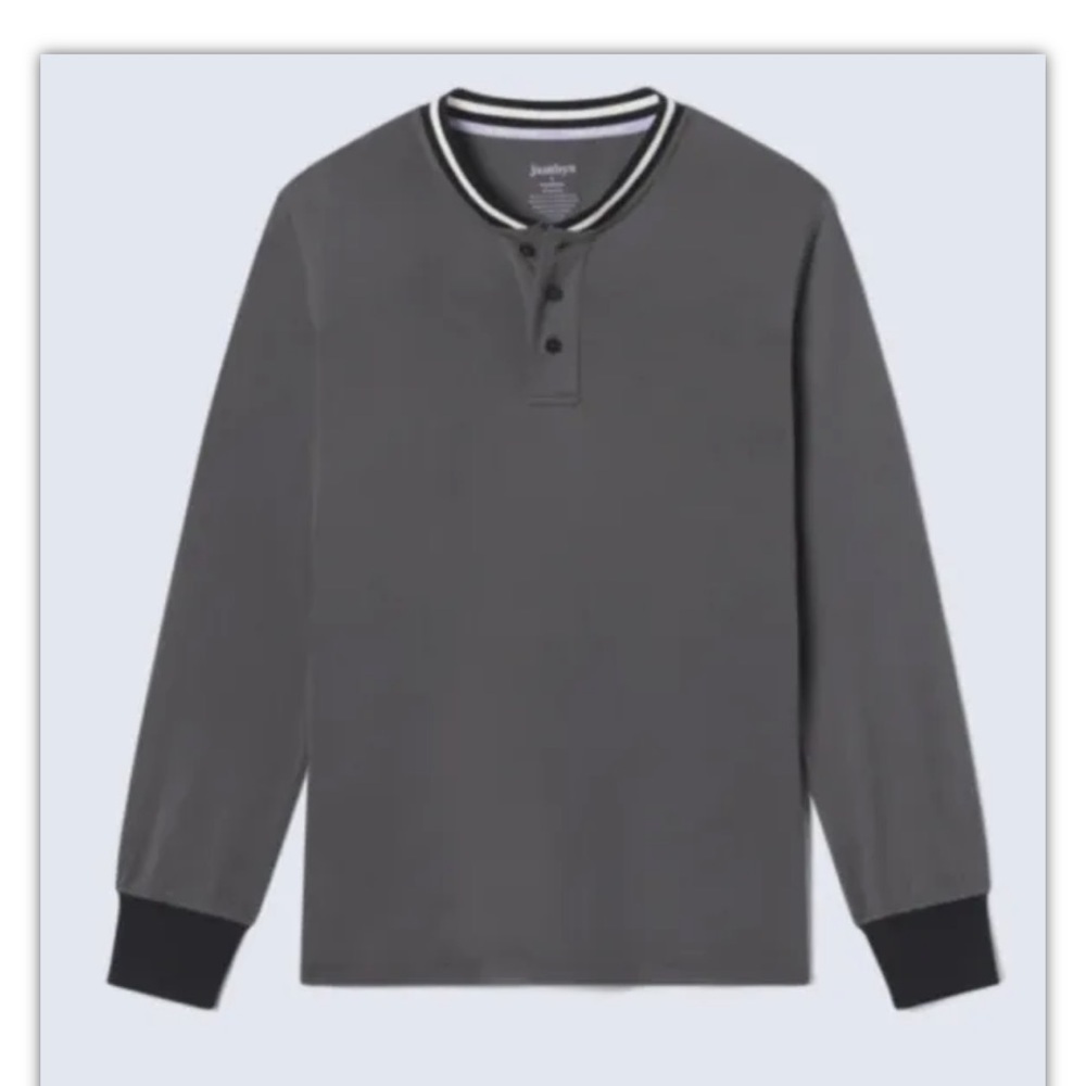 Jambys Gray/Black Pajambys Top Sz S Unisex NWT $58